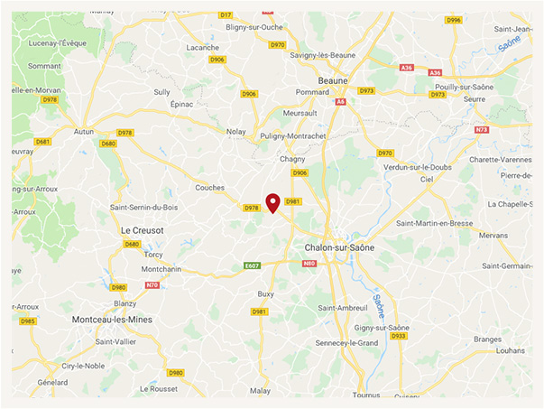 Domaine Tupinier-Bautista à Mercurey - Nous trouver | Google Maps